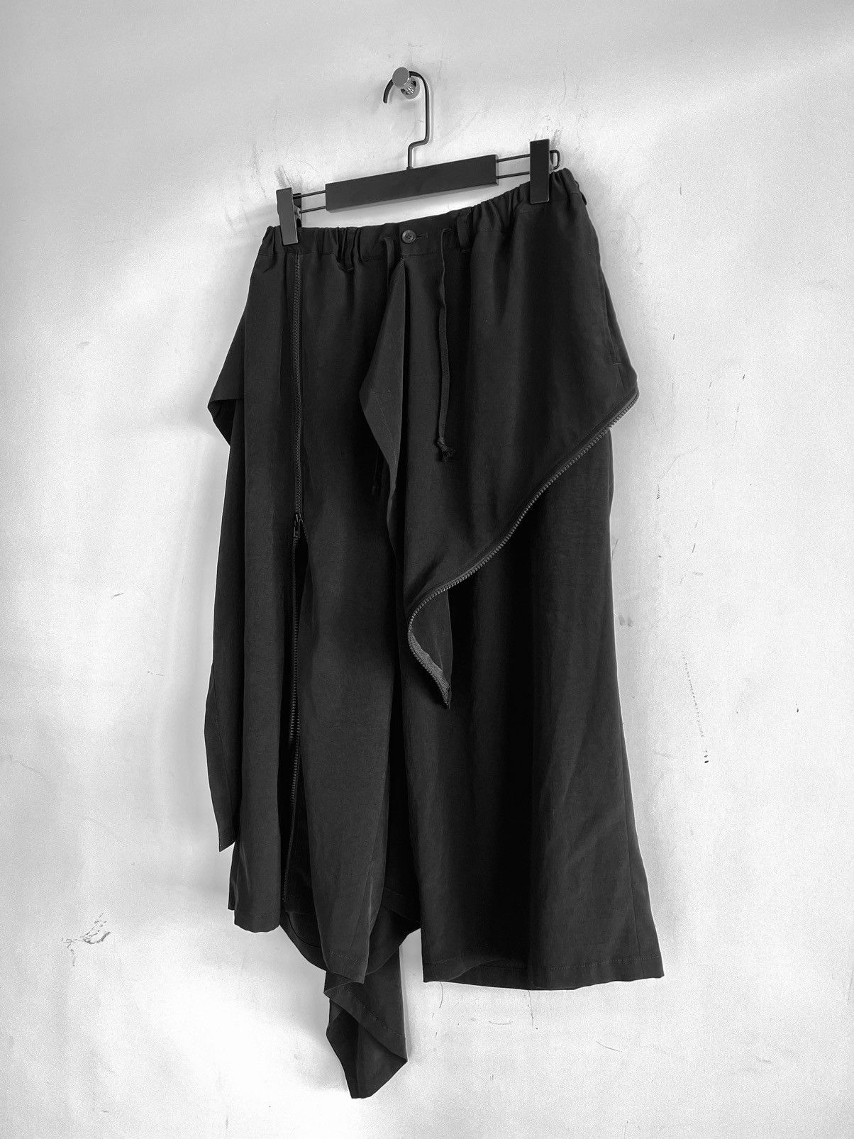 Yohji Yamamoto B Yohji Yamamoto - de Chine Multi Zip Layered Drape Pants Size US 30 / EU 46 - 8 Thumbnail