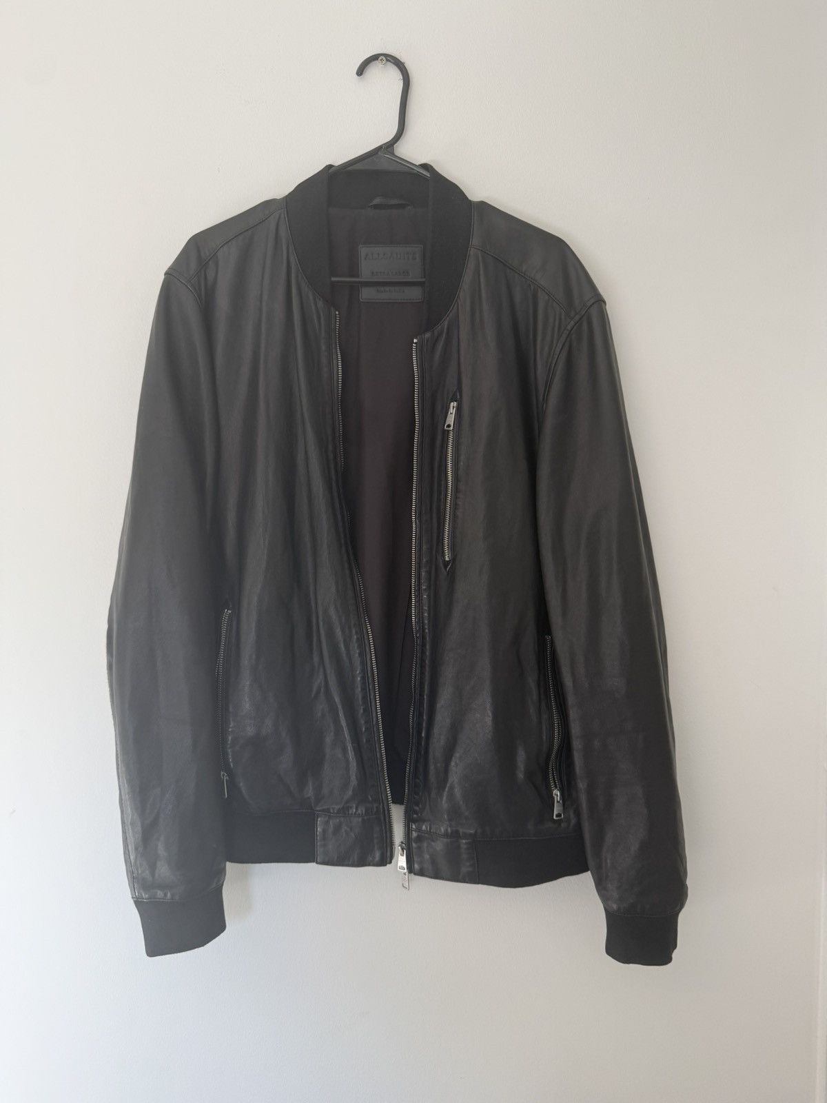 Allsaints Allsaints Leather Bomber Size US XL / EU 56 / 4 - 1 Thumbnail