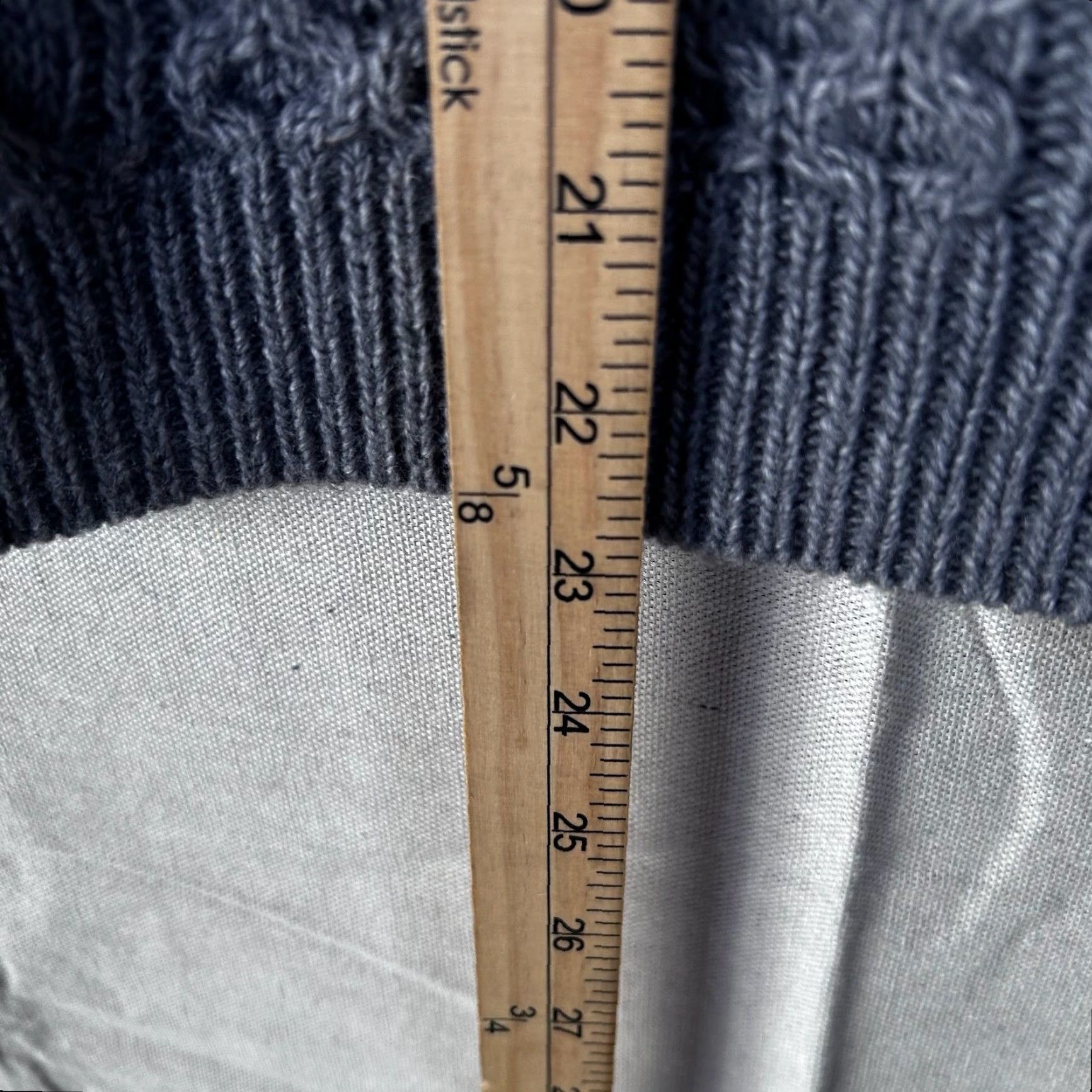 J.Crew J. Crew Gray Cable Knit Wool Mohair Blend Crewneck Sweater Women's XS RN77388 Size XS / US 0-2 / IT 36-38 - 5 Thumbnail