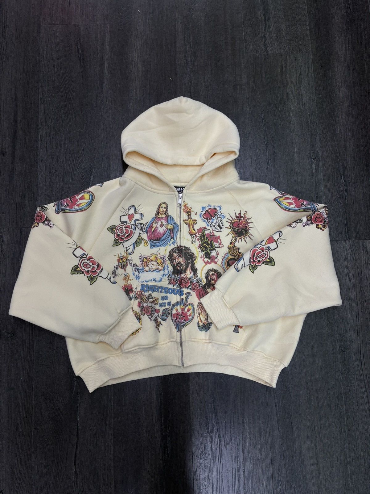 Other We Are Righteous Risen King Creme Hoodie Size US XXL / EU 58 / 5 - 1 Thumbnail