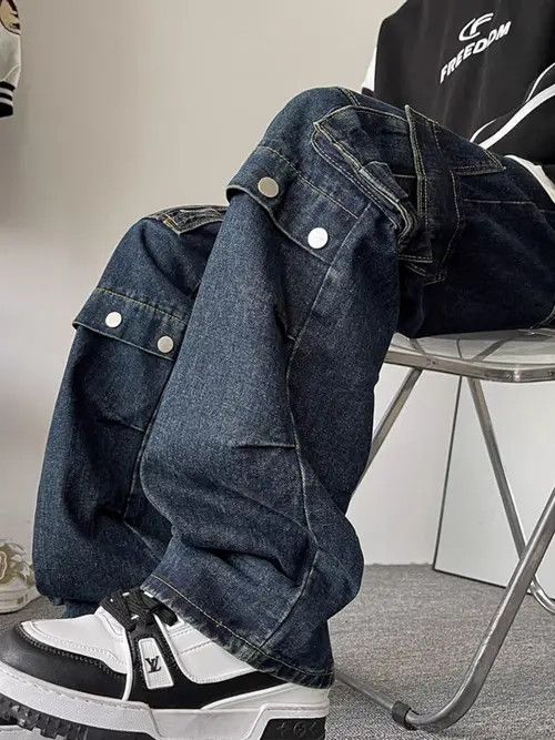 Japanese Brand Furuya x Aoba Blue High Street Vintage Loose Jeans Size US 33 - 5 Thumbnail