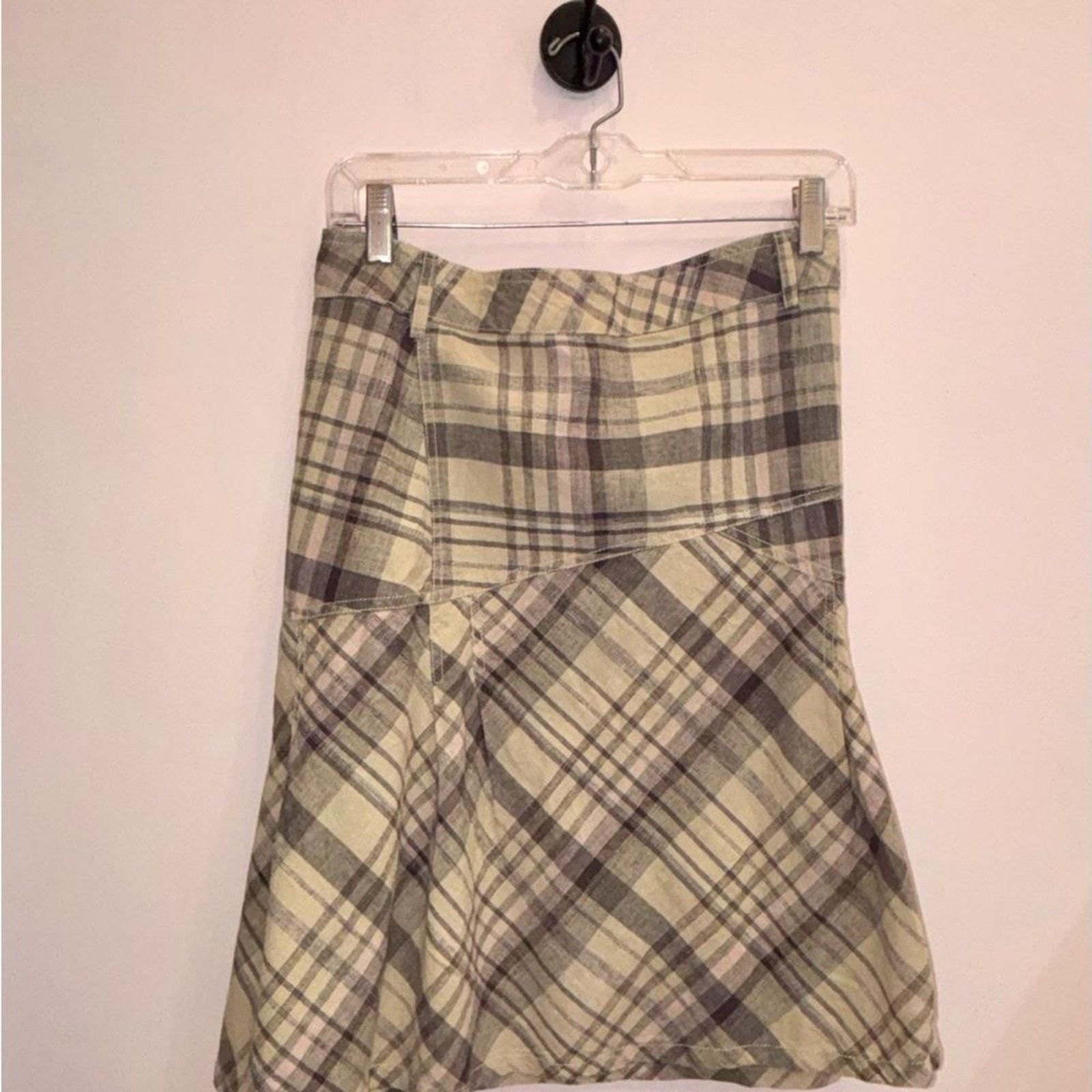 & Other Stories Sherry Taylor Plaid Mini Skirt Plus Size 1X Preppy Size 36" / US 14 / IT 50 - 9 Thumbnail