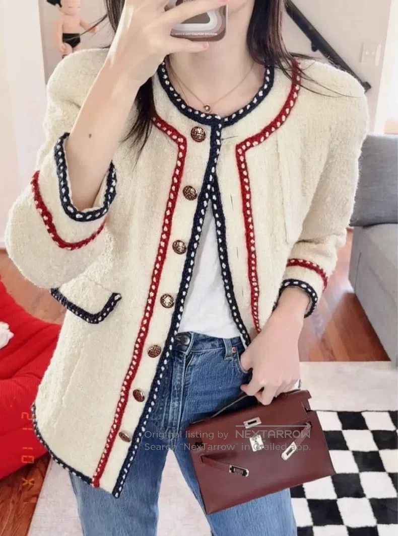 Chanel Chanel 18A Hamburger Series Tweed Coat Size XS / US 0-2 / IT 36-38 - 6 Thumbnail
