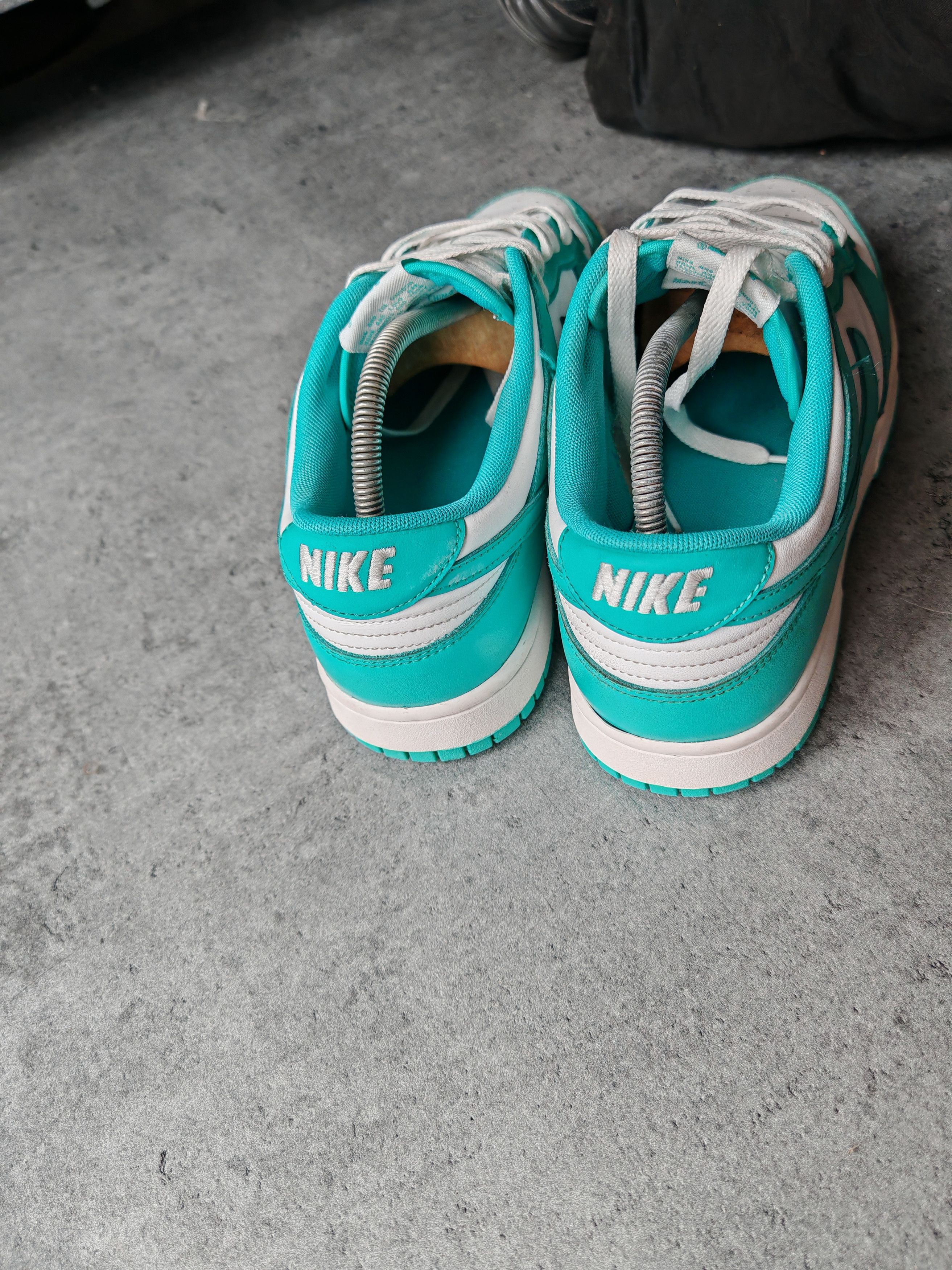 Nike 🍀Nike Dunk Low Clear Jade Streetwear Y2K BlockCore Size US 11.5 / EU 44-45 - 4 Thumbnail