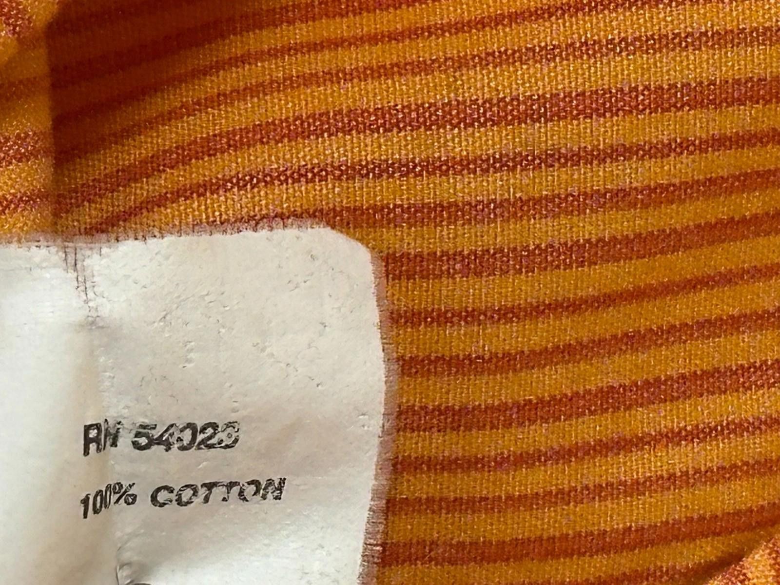 Gap Gap Striped 100% Cotton Classic Fit Button Up Orange 2XL Size US XXL / EU 58 / 5 - 4 Thumbnail