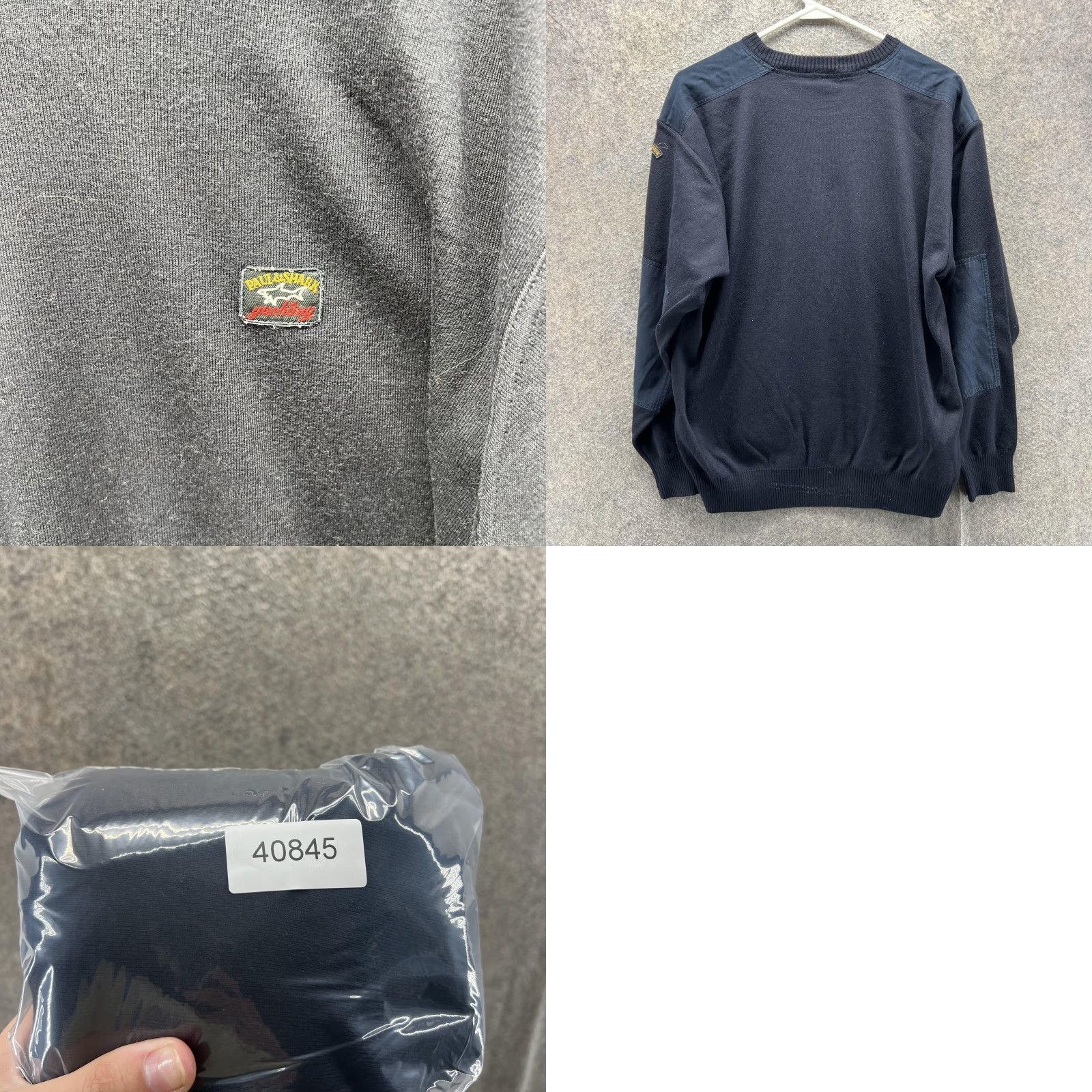 Paul & Shark Paul & Shark Sweater Mens Large Blue Wool Crewneck Pullover Yachting Logo Size US L / EU 52-54 / 3 - 8 Thumbnail