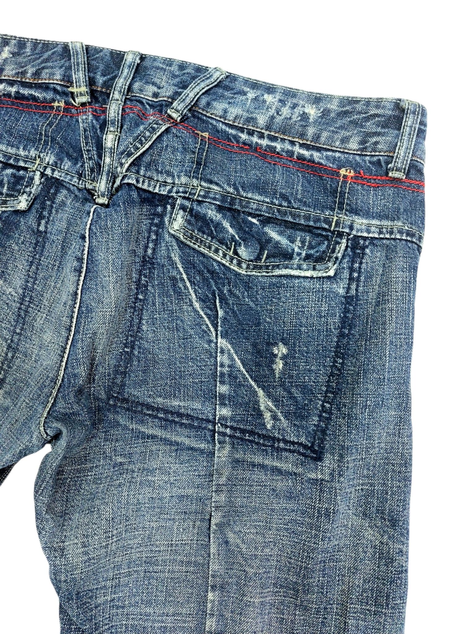 Vintage 🔥Beast Vintage Rugged Denim Baggy Style Size US 36 / EU 52 - 11 Thumbnail