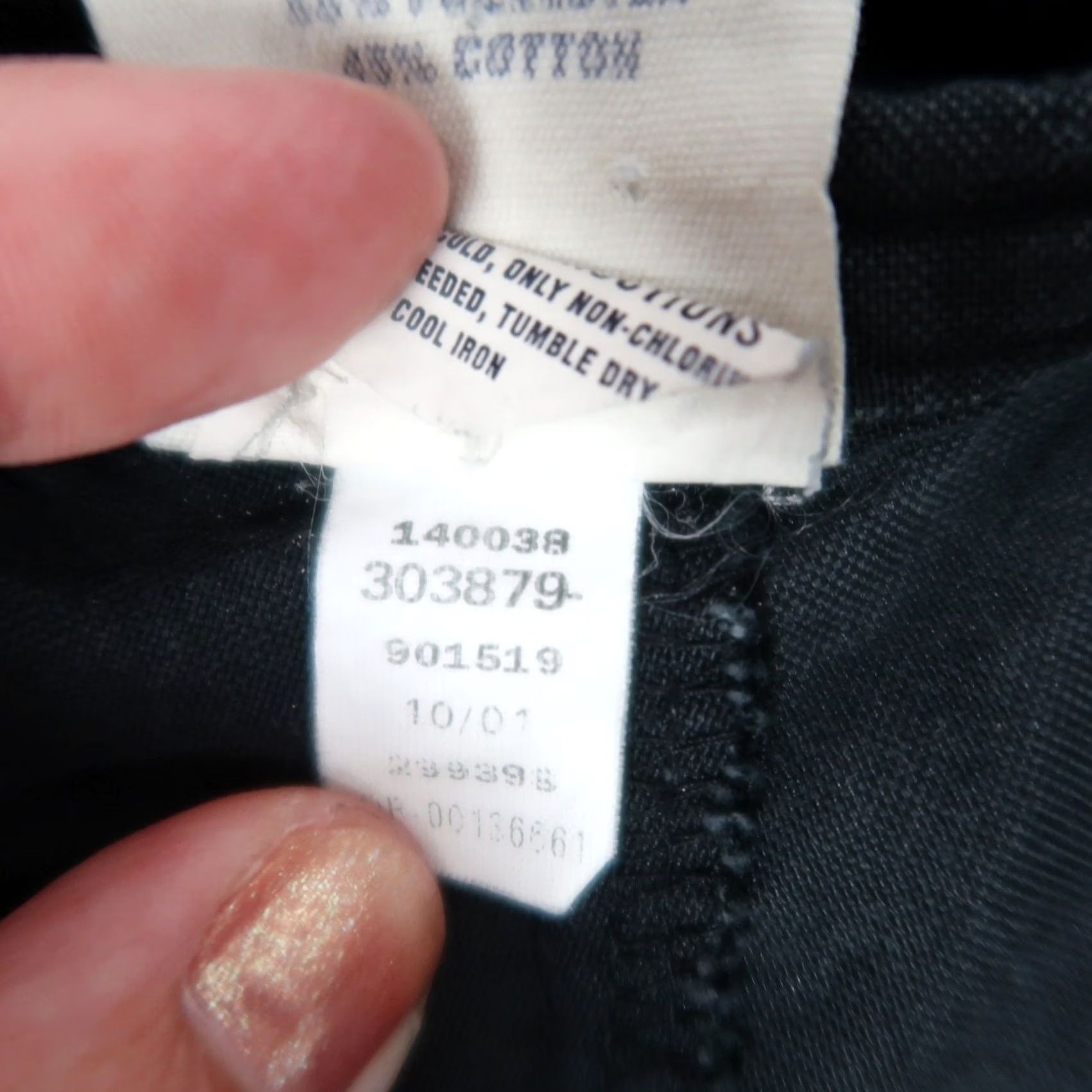 Gap VINTAGE Gap Black Mid Rise Bootcut Flare Pants Snaps Hem Women 10 Regular 31in Inseam 90s Casual Chino Size 32" / US 10 / IT 46 - 5 Thumbnail