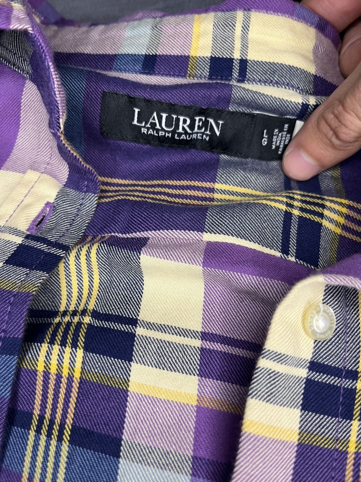 Flannel × Polo Ralph Lauren × Vintage Polo ralph lauren flannel purple Size US S / EU 44-46 / 1 - 2 Thumbnail