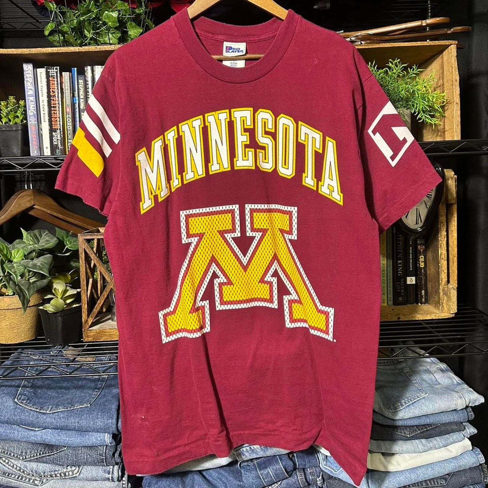 Pro Player Vintage 90s Single Stitch Minnesota Gophers AOP Tee Shirt XL Size US L / EU 52-54 / 3 - 1 Thumbnail