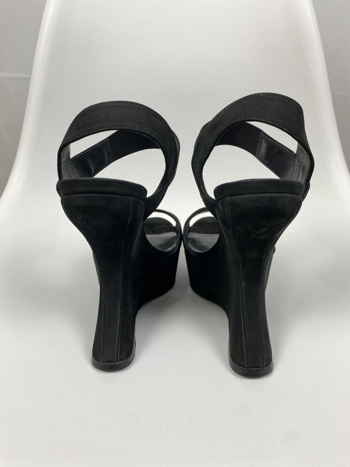 Stuart Weitzman Stuart Weitzman Bandana Suede Platform High Heels Sandals 38 Size US 8 / IT 38 - 3 Thumbnail