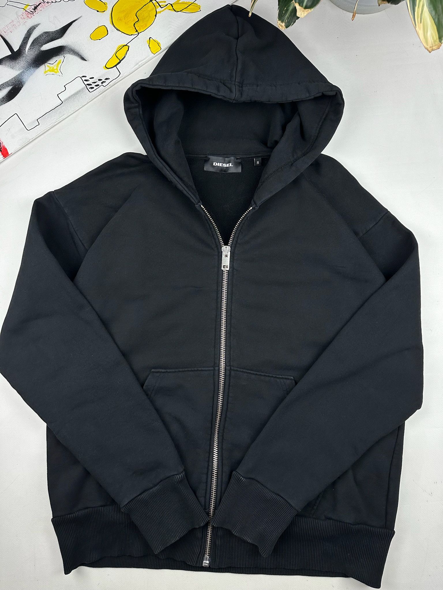 Diesel Y2K Diesel Big Logo Black Hoodie Size US S / EU 44-46 / 1 - 3 Thumbnail