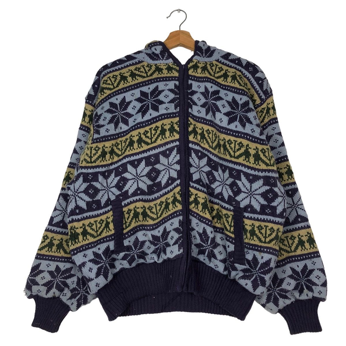 Japanese Brand 🔥Vintage Bomber Jacket Aztec Native Navajo Virgin Voyage Size US M / EU 48-50 / 2 - 1 Thumbnail