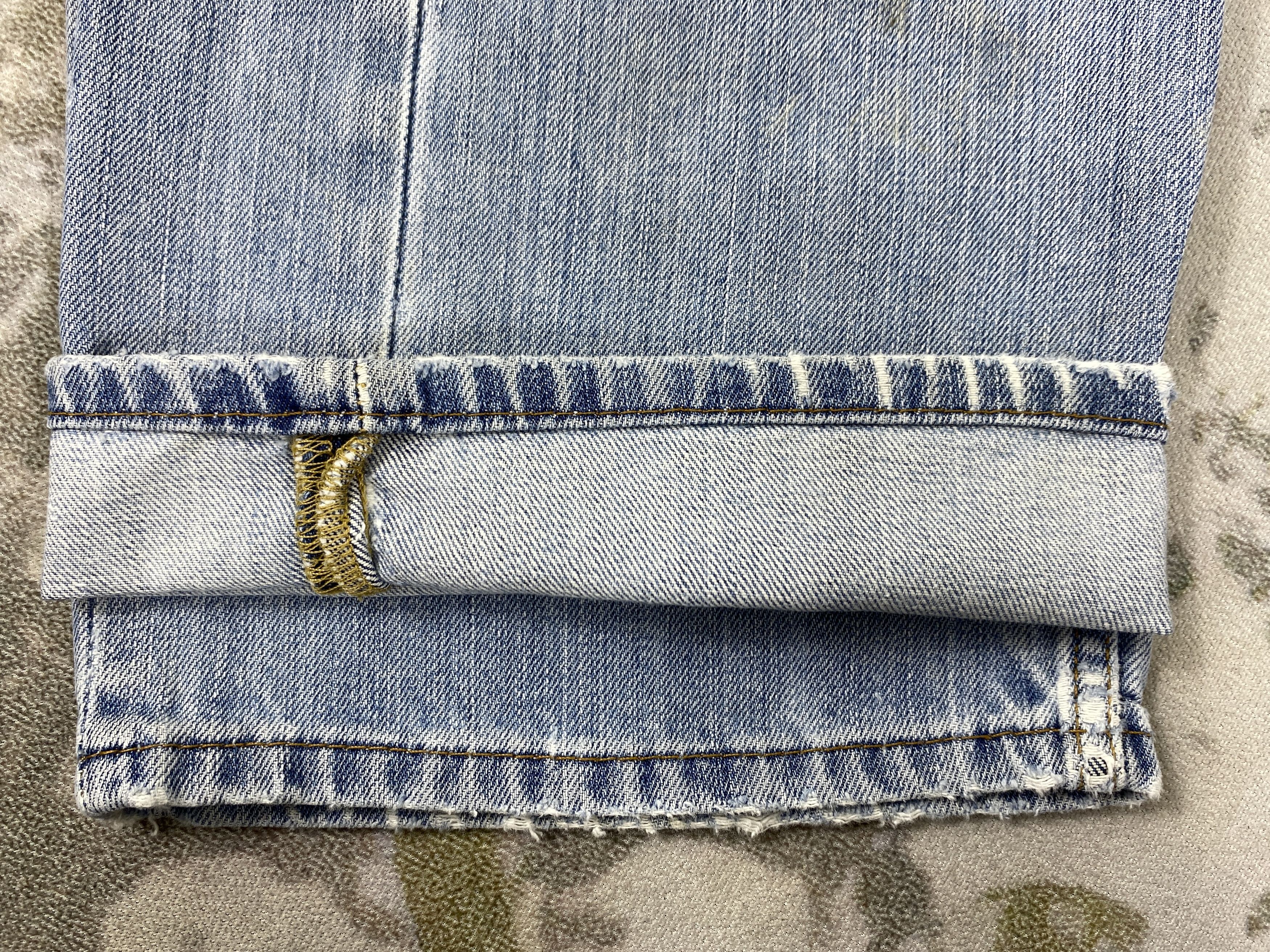 Levi's Light Blue Wash Vintage Levi's 569 39x31.5 Denim -JN1968 Size US 39 - 15 Thumbnail