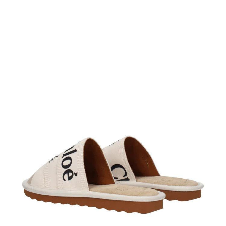 Chloe ob1o1e1024 Leather Slippers in Beige Size US 9 / IT 39 - 4 Thumbnail