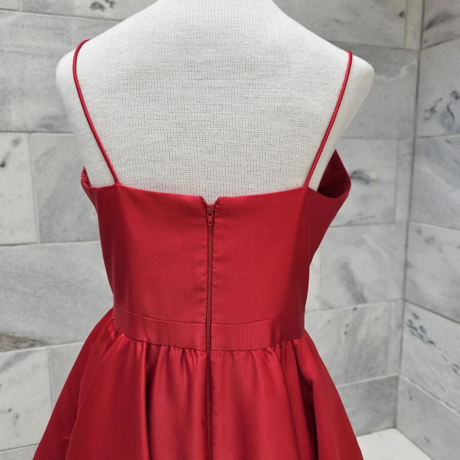 Designer Blondie Nites Women's Red Formal Dress Size XL / US 12-14 / IT 48-50 - 5 Thumbnail