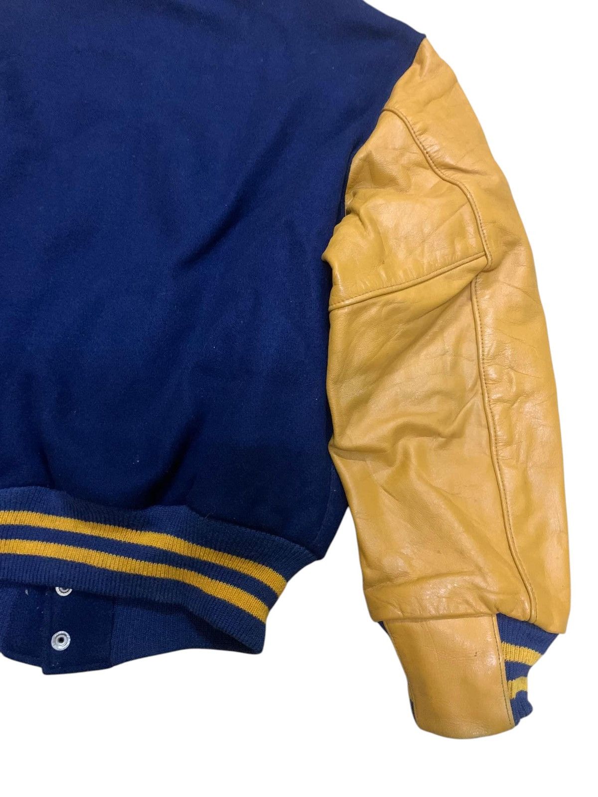 Golden Bear 🔥VTG GOLDEN BEAR VARSITY JACKETS WILDCATS Size US L / EU 52-54 / 3 - 7 Thumbnail