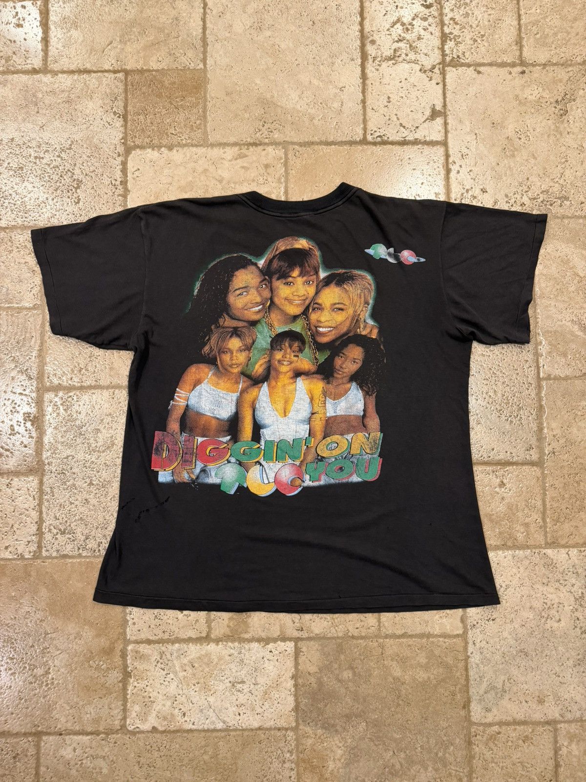 Vintage Vintage TLC “Diggin’ On You” 90’s Single Stitch Rap Tee Size US XXL / EU 58 / 5 - 15 Thumbnail