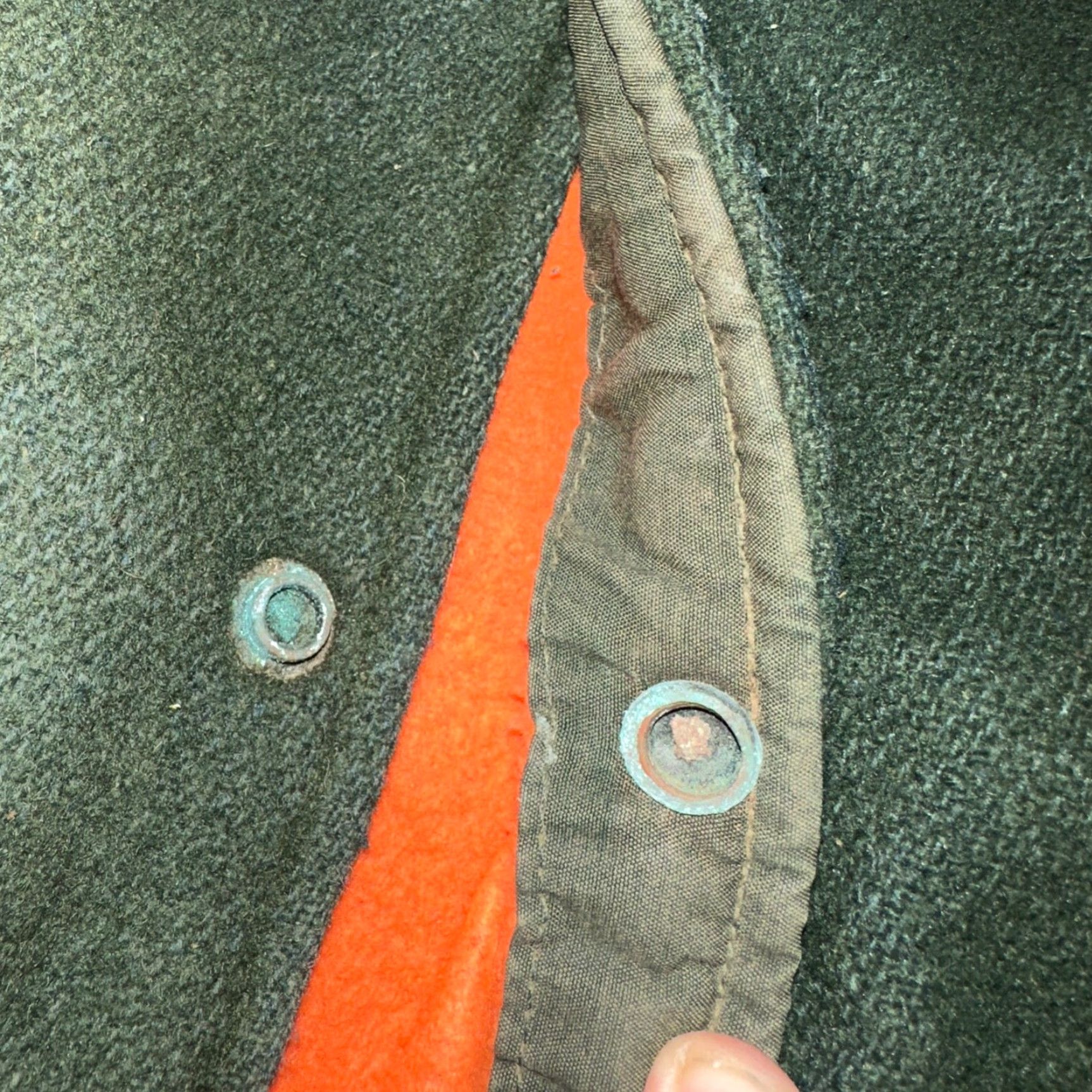 Vintage VTG Codet Wool Jacket Mackinaw Hunting Reversible Green Orange Outdoor Men’s L Size US L / EU 52-54 / 3 - 3 Thumbnail