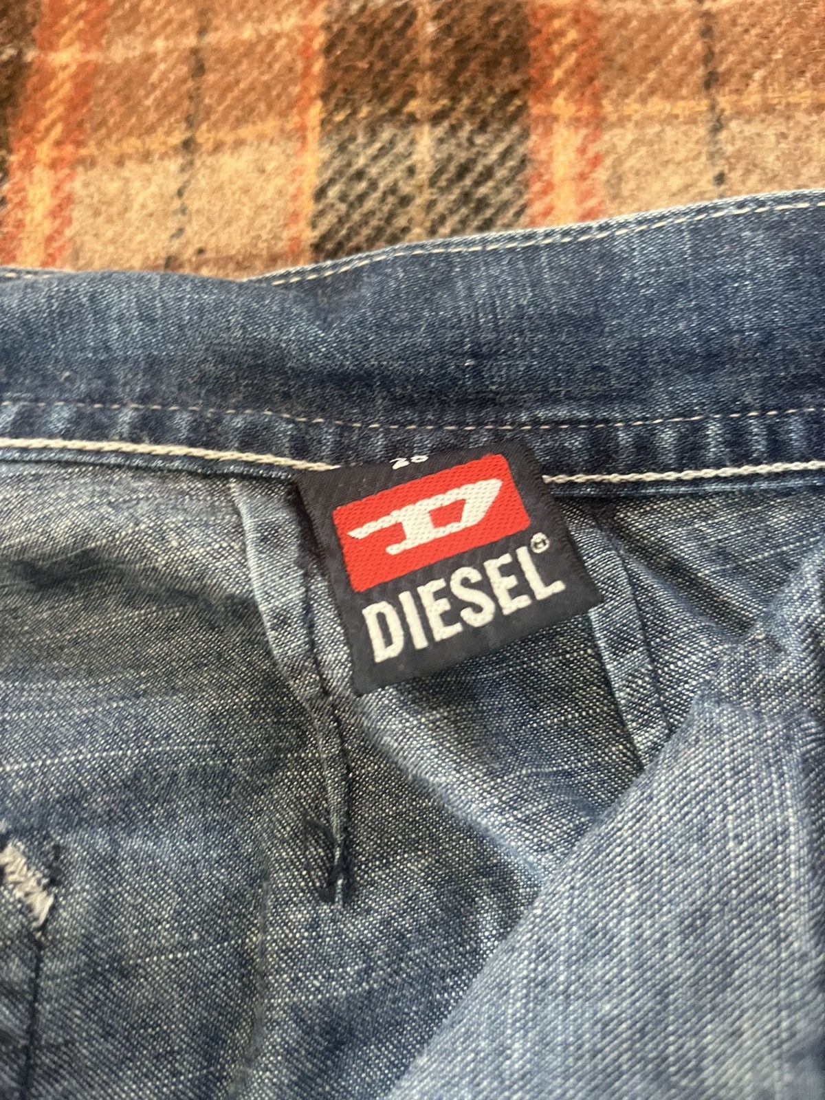 Diesel Vintage Y2K Rare Diesel Bellbottom Low Rise blue jeans 28 Size 28" / US 6 / IT 42 - 7 Thumbnail