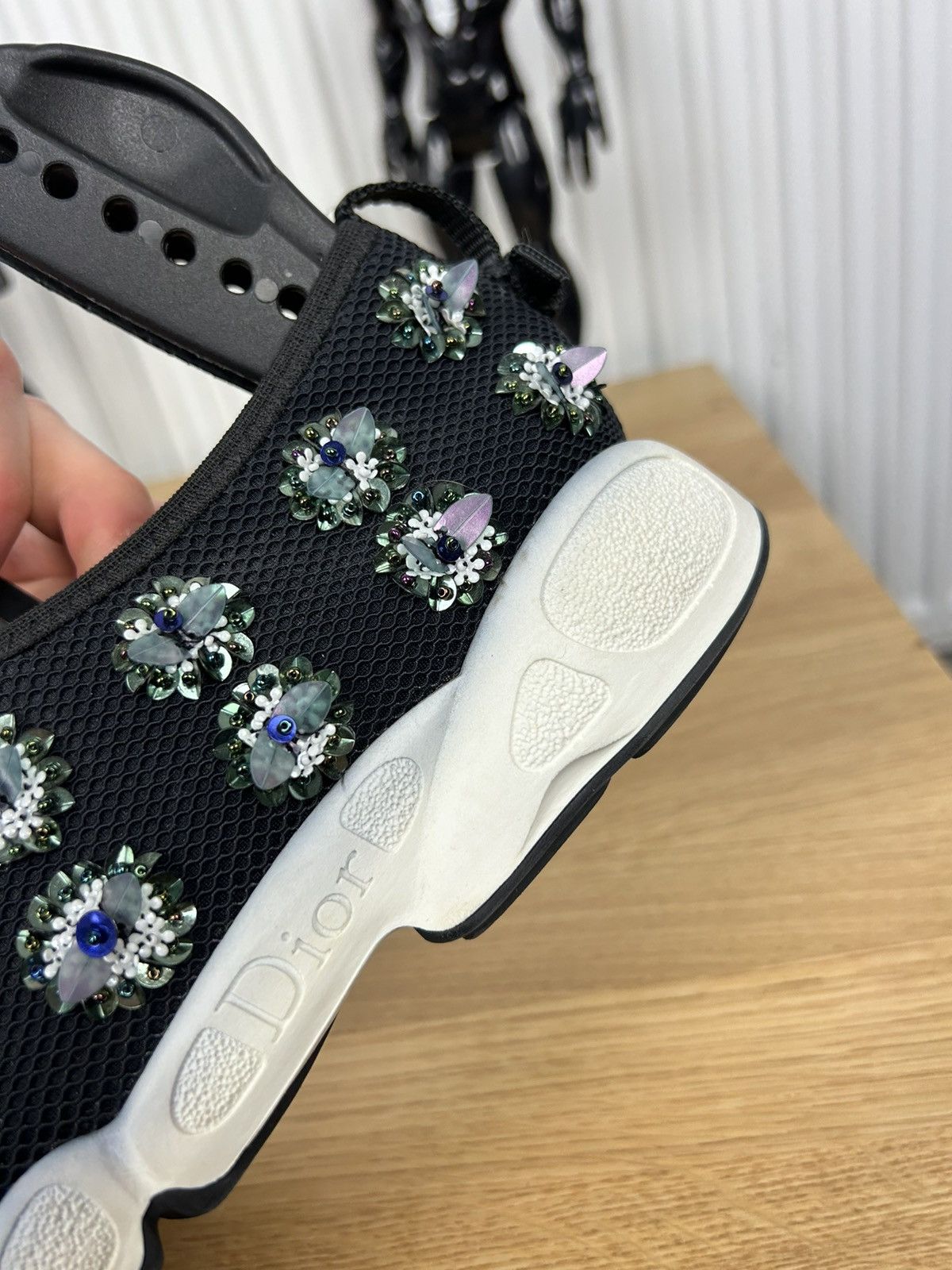 Dior Christian Dior Mesh Embellished sneaker Size US 6 / IT 36 - 8 Thumbnail