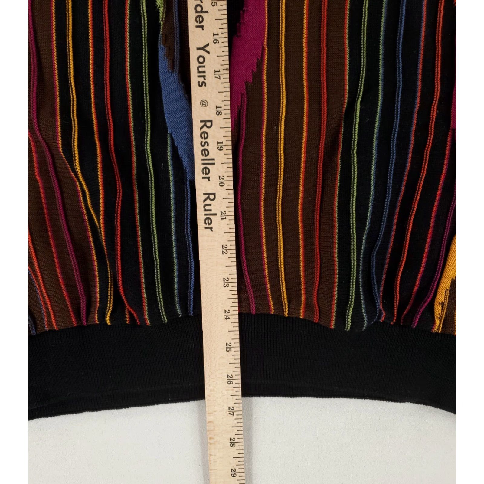 Jim Thompson Norm Thompson Tundra Sweater Coogi-Style 3D Textured Mens XL Multicolor Pullover Biggie Cosby Shirt? Size US XL / EU 56 / 4 - 6 Thumbnail