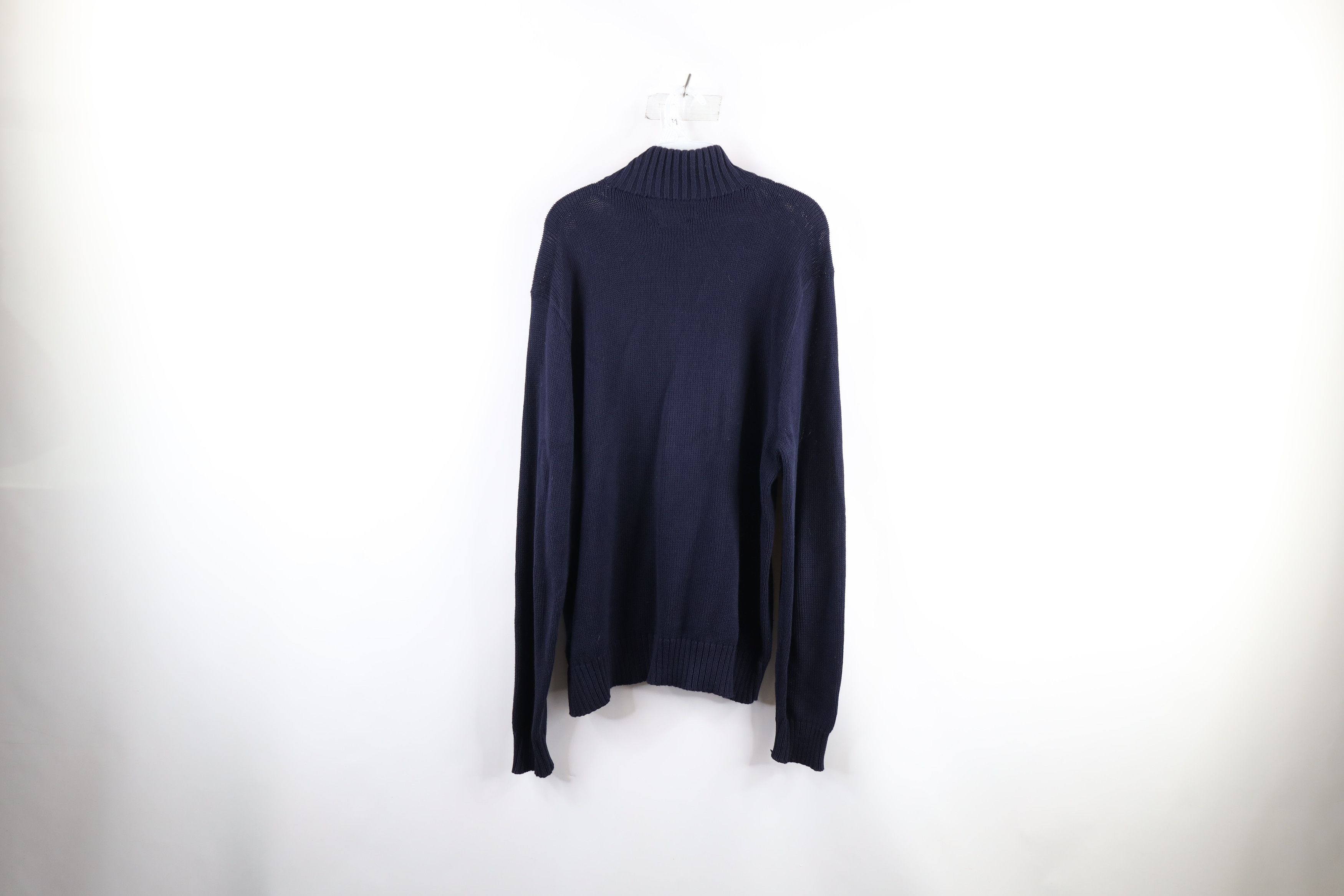 Polo Ralph Lauren Vintage 90s Ralph Lauren Ribbed Knit 1/4 Zip Sweater Size US XL / EU 56 / 4 - 7 Thumbnail