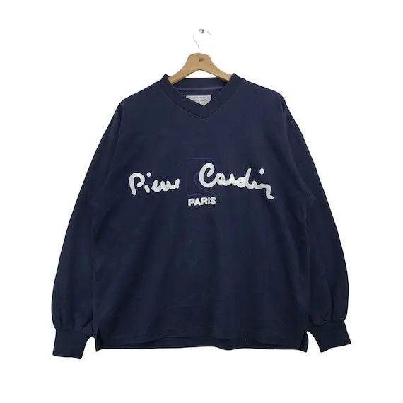 Pierre Cardin Vtg 90’ PIERRE CARDIN PARIS Prestige Embroidery Sweatshirt Size L / US 10 / IT 46 - 1 Thumbnail