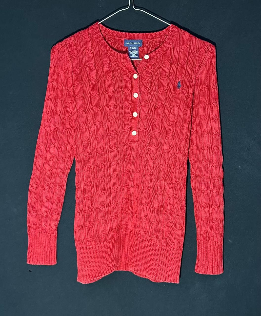 Polo Ralph Lauren Polo Ralph Lauren Sweater Cable-Knit Pullover Preppy classic Size S / US 4 / IT 40 - 3 Thumbnail