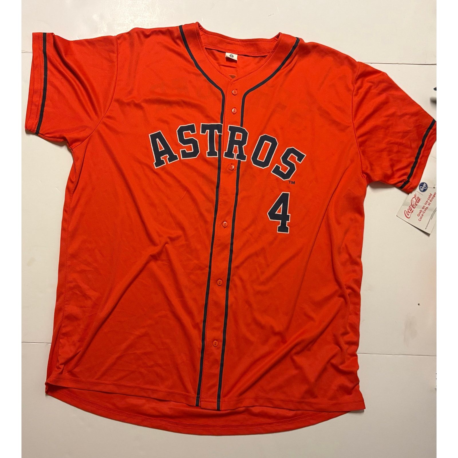 MLB Astros MLB jersey Springer adult XL orange NWT Size US XL / EU 56 / 4 - 1 Thumbnail