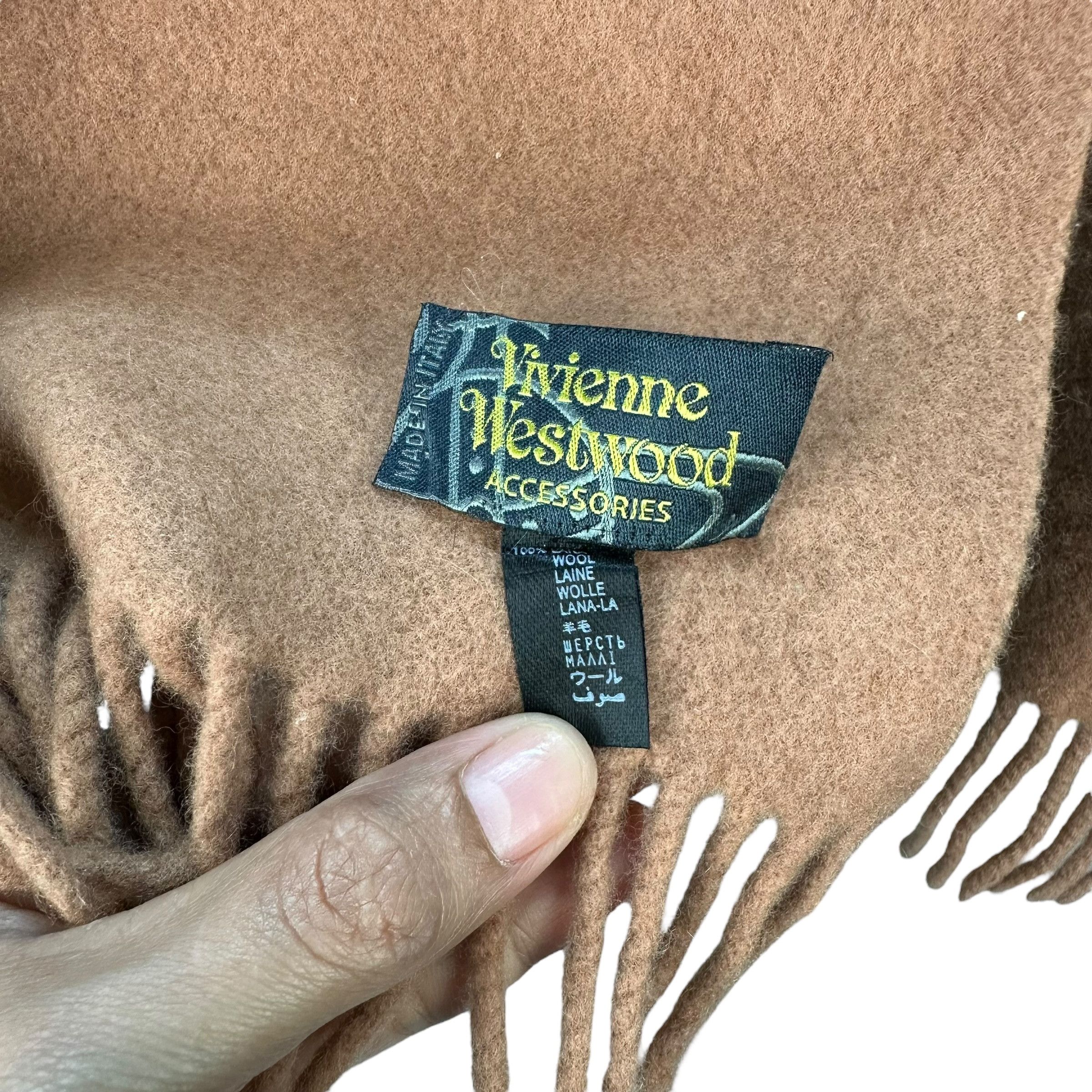 Vivienne Westwood Vivienne Westwood Accessories Wool Muffler Scarves #A1-0022 Size ONE SIZE - 6 Thumbnail