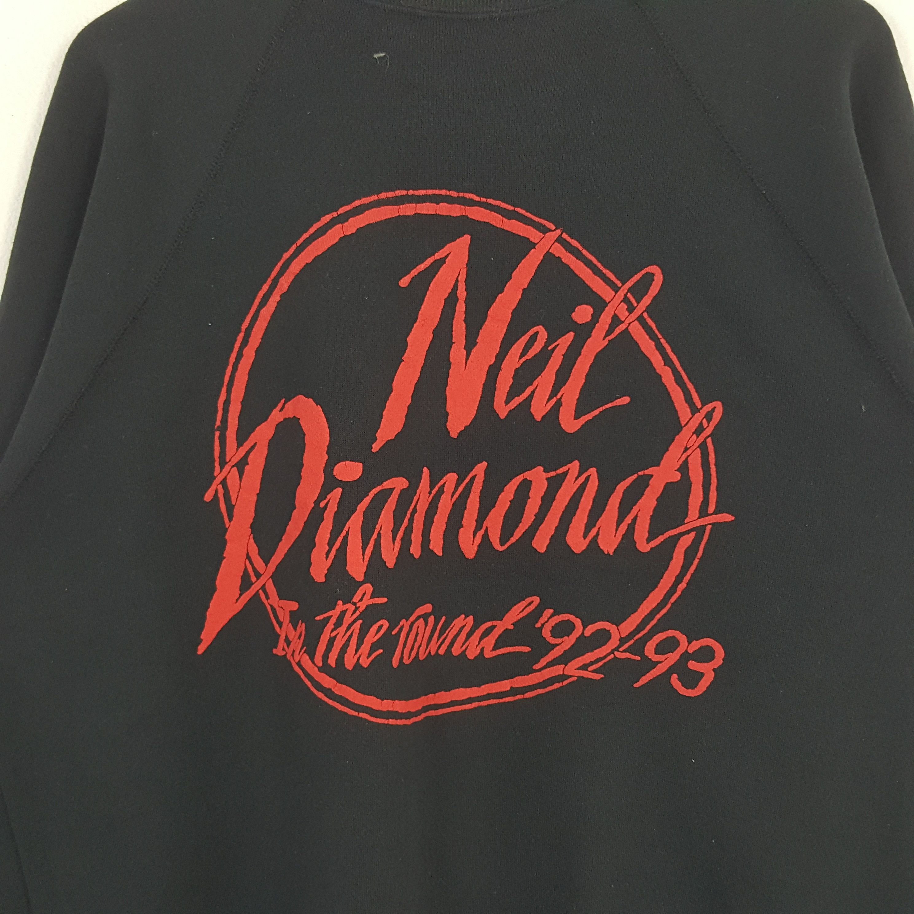 Band Tees × Vintage Vintage Neil Diamond American Singer Songwriter Sweatshirt Size US L / EU 52-54 / 3 - 2 Thumbnail