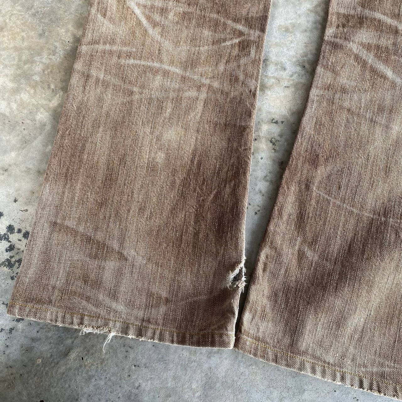 Edwin × Vintage RARE VINTAGE EDWIN FLARED BLUETRIP JAPAN CLAWMARK DISTRESSED Size US 28 / EU 44 - 7 Thumbnail