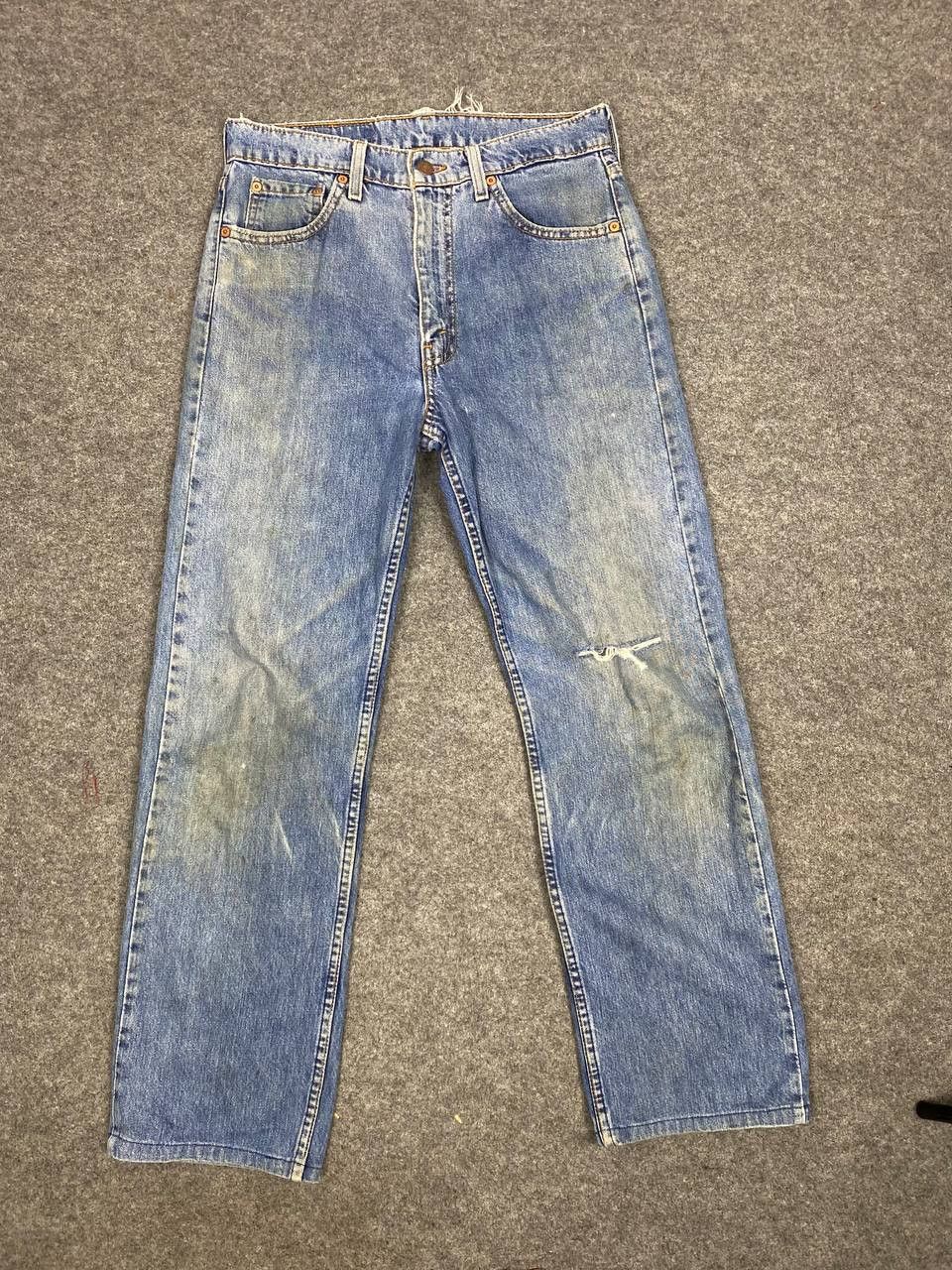 Levi's vintage levis 519 made in usa distressed denim Size US 31 - 7 Thumbnail