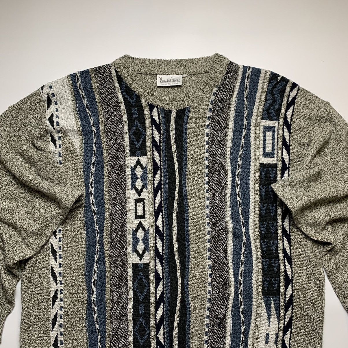 Coogi Vintage Coogi Style Sweater Baggy Renato Cavalli 90s USA Size US L / EU 52-54 / 3 - 2 Thumbnail