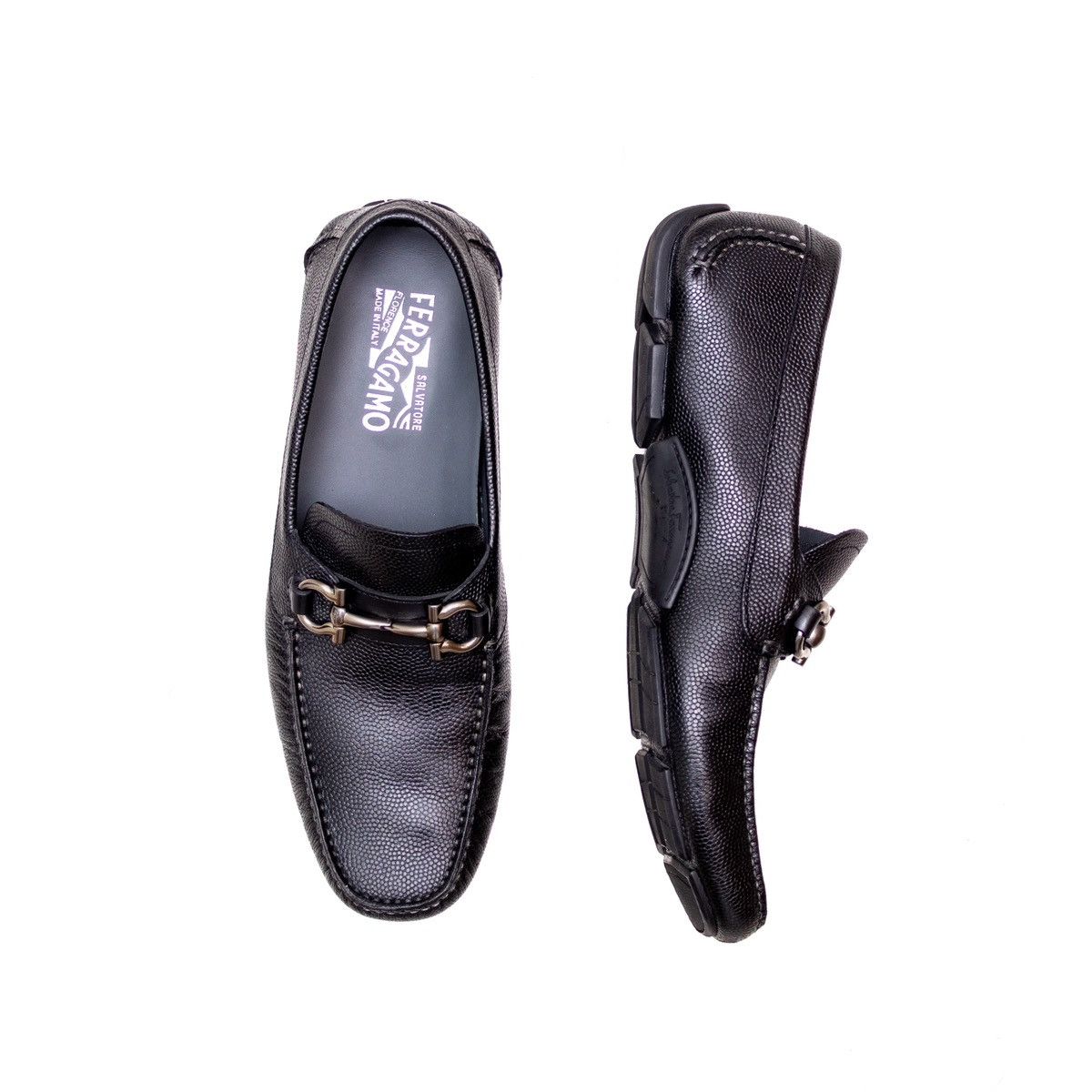 Salvatore Ferragamo 850$Ferragamo Moccasin Gancini Testa Di 