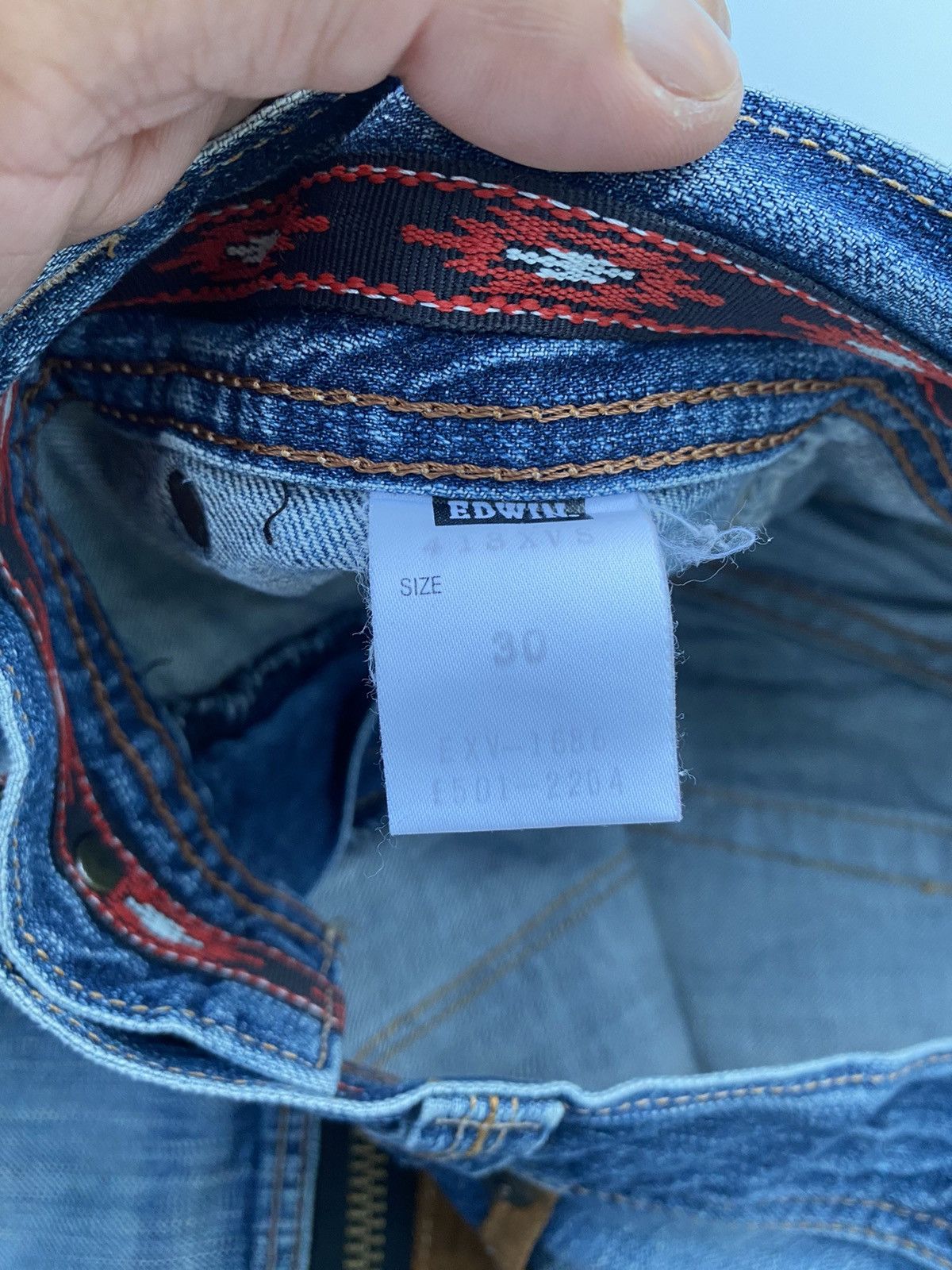Edwin Vintage Edwin Double Pocket Denim Flared Size US 33 - 13 Thumbnail