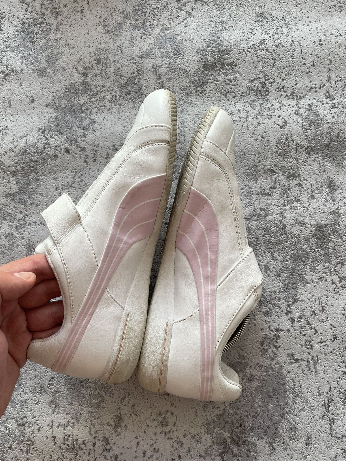 Japanese Brand Vintage Puma Futuristic Y2K Leather Shoes Size US 7 / IT 37 - 7 Thumbnail