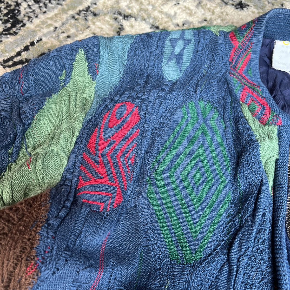 Coogi Vintage Rare Street Style Coquette Zip Up Sewn Sweater Coogi Size US S / EU 44-46 / 1 - 6 Thumbnail
