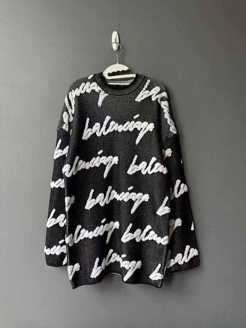 Balenciaga Balenciaga Cursive bullet screen sweater Size US XS / EU 42 / 0 - 1 Thumbnail