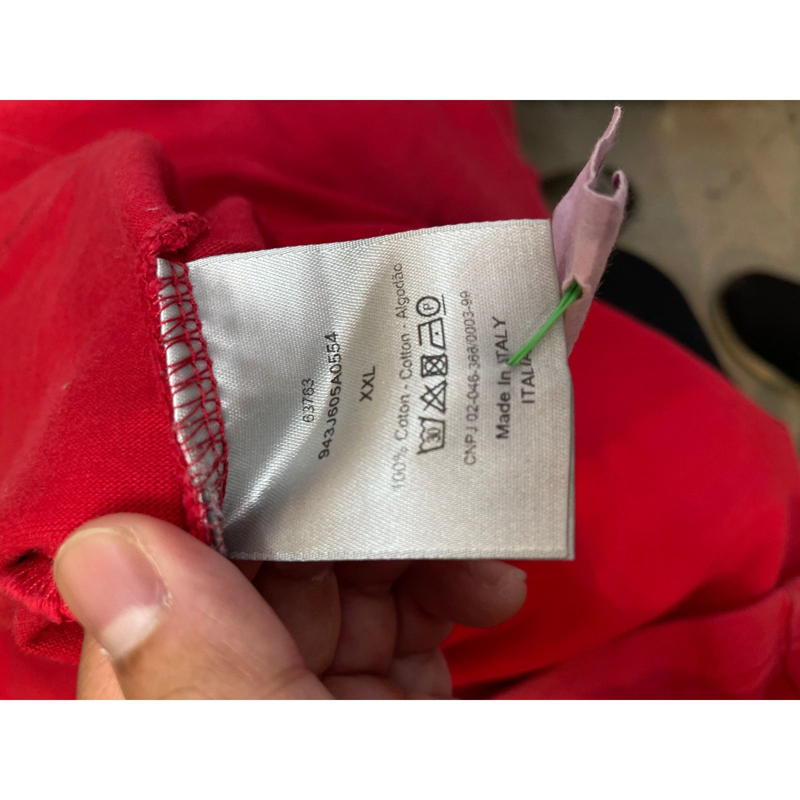 Dior Dior CD Logo Red Tee Size US XXL / EU 58 / 5 - 3 Thumbnail