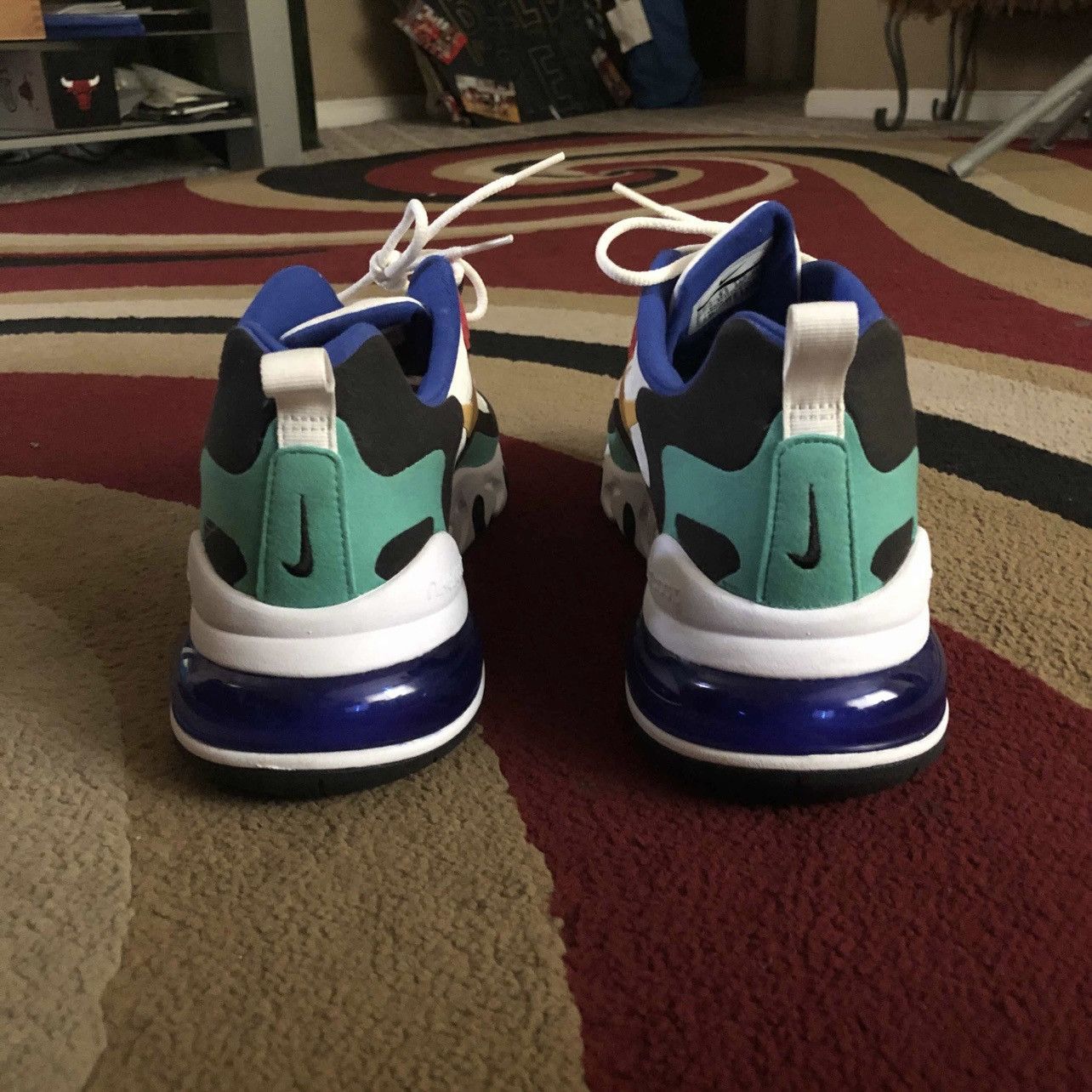 Nike 2019 Air Max 270 React 'Bauhaus' Size US 10.5 / EU 43-44 - 3 Thumbnail