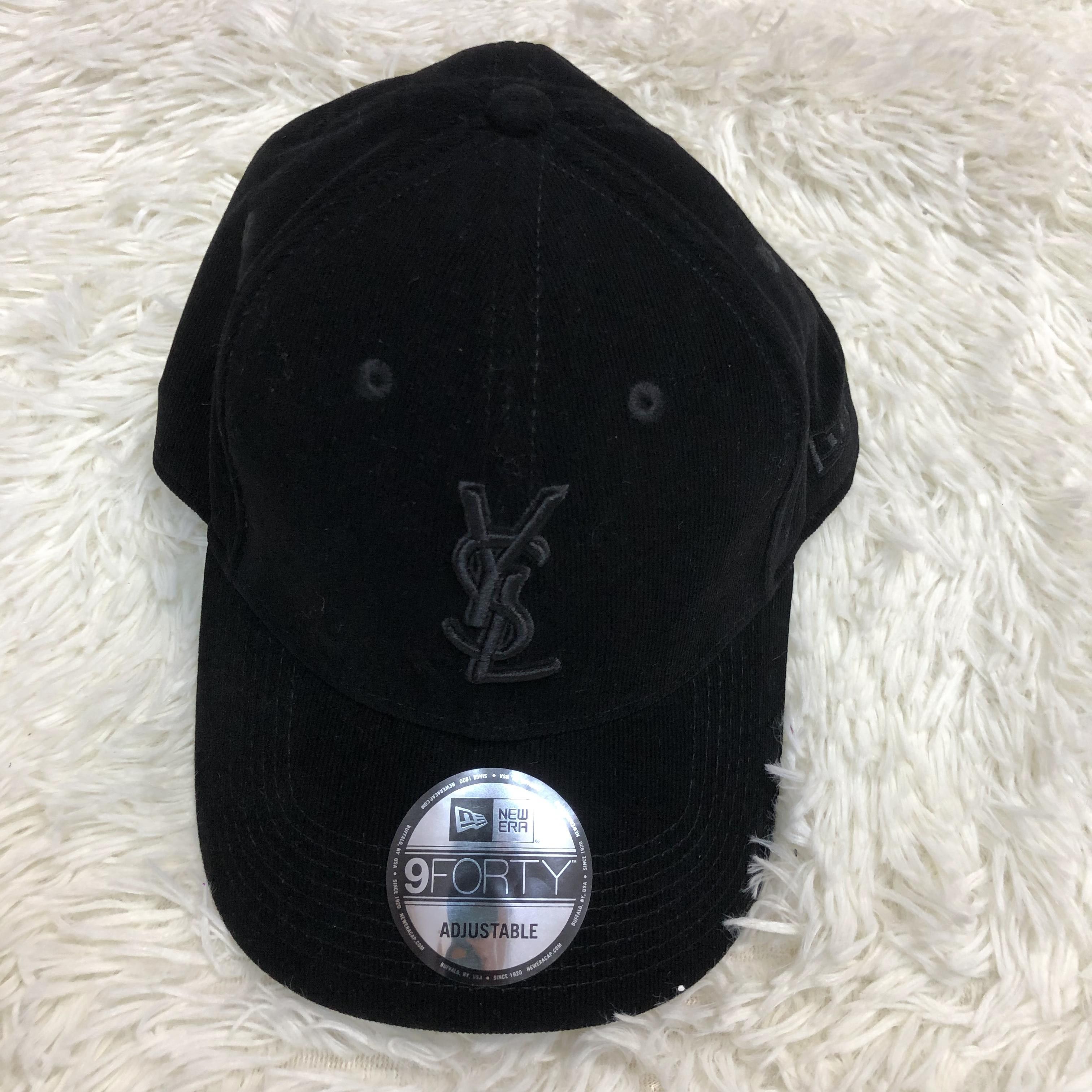 YSL Saint Laurent New Era Collaboration Cap Black 9FORTY