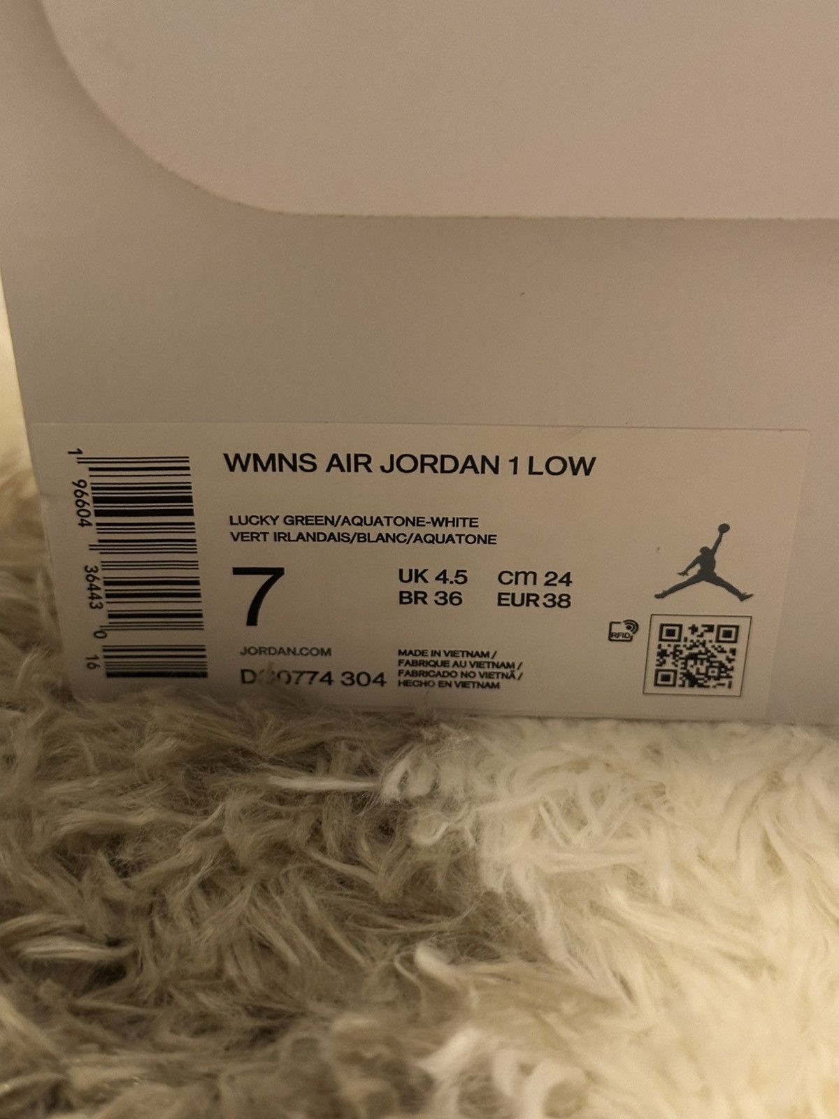 Jordan Brand Jordan 1 low aquatone 7 in women gently used Size US 7 / IT 37 - 6 Thumbnail