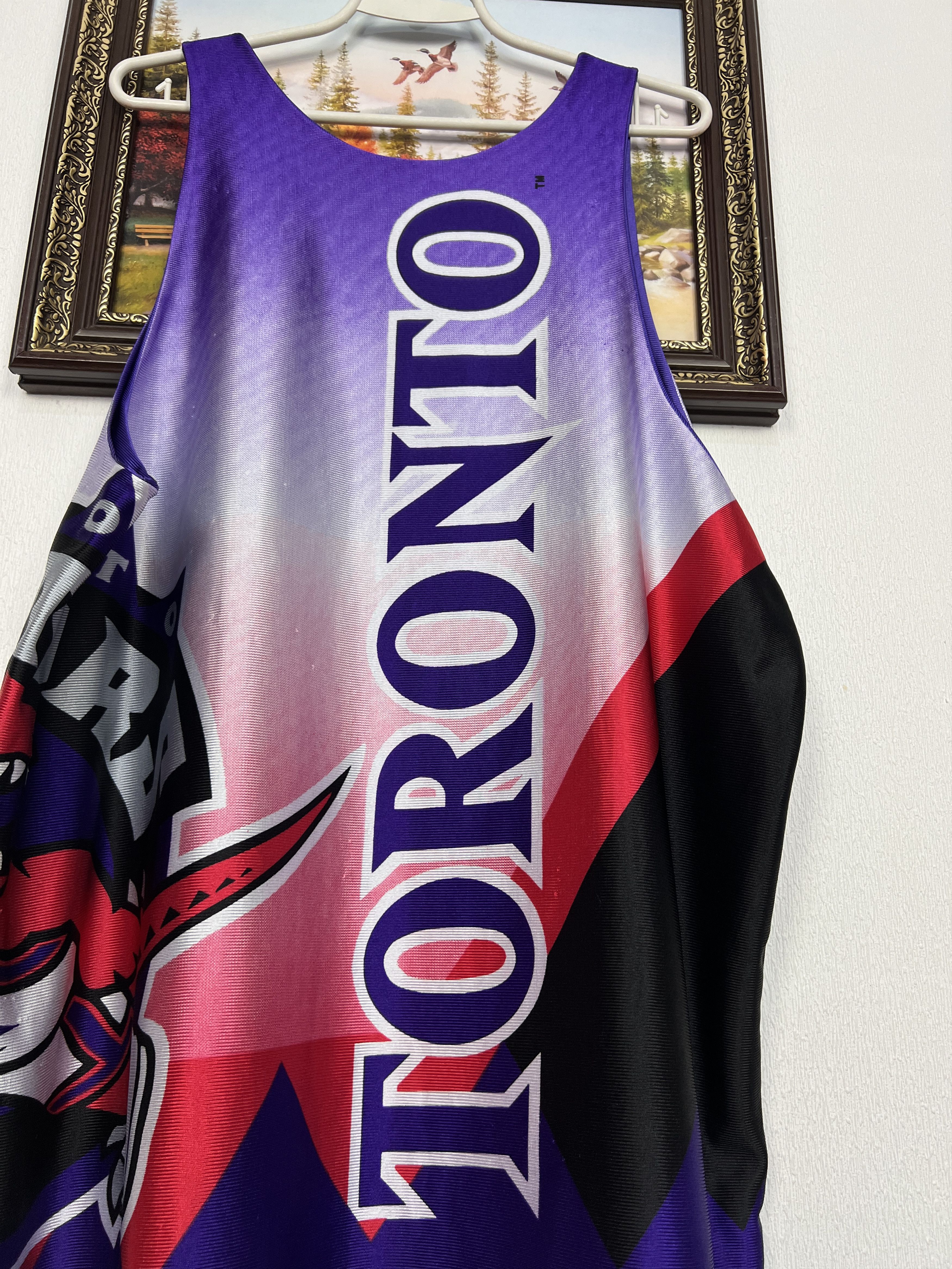 Starter Vintage Toronto Raptors Reversible Jersey Warm Up Trikot Size US XL / EU 56 / 4 - 7 Thumbnail