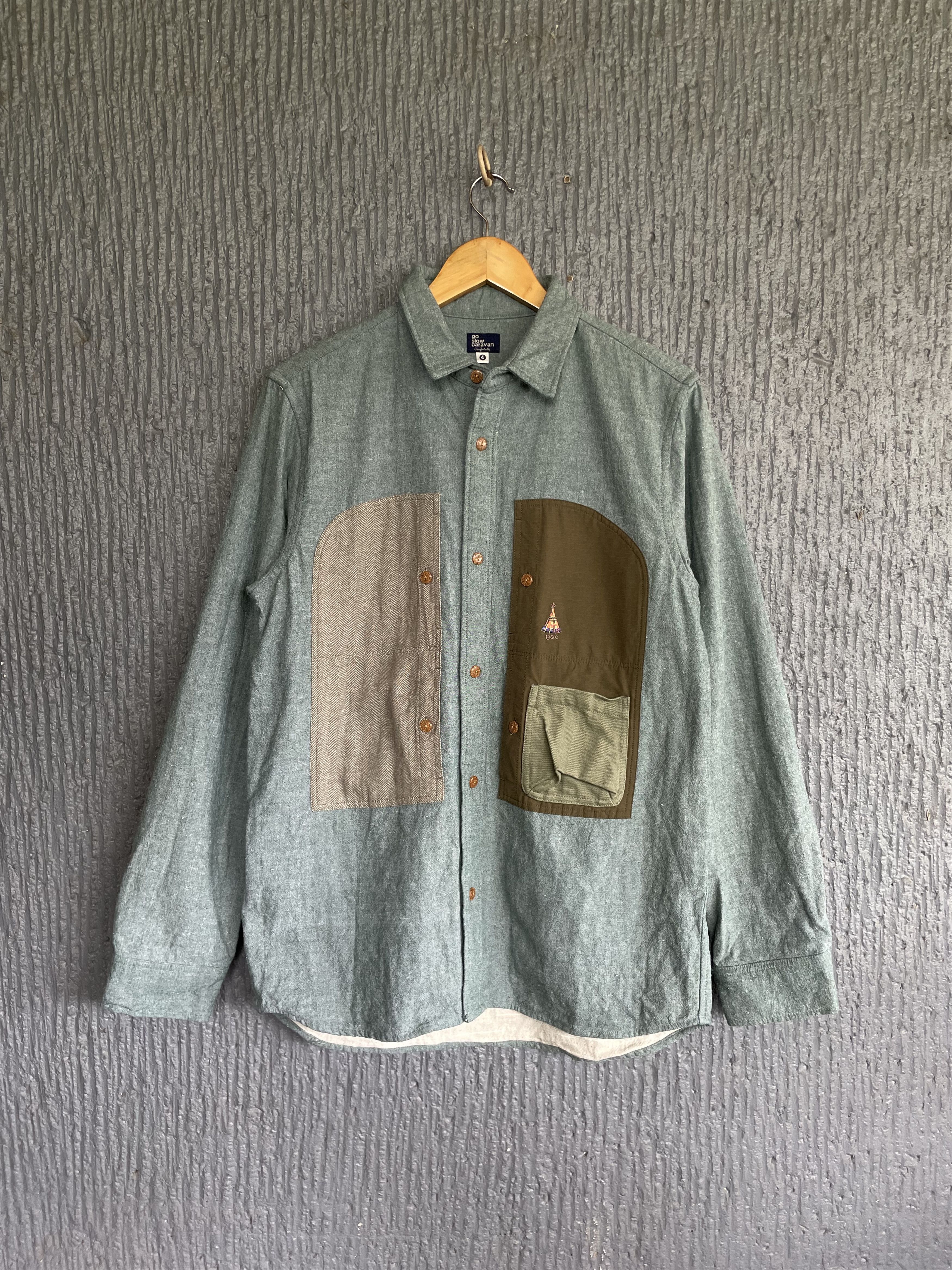 go slow caravan Go Slow Caravan 5 Pocket Flannel Size US XL / EU 56 / 4 - 1 Thumbnail
