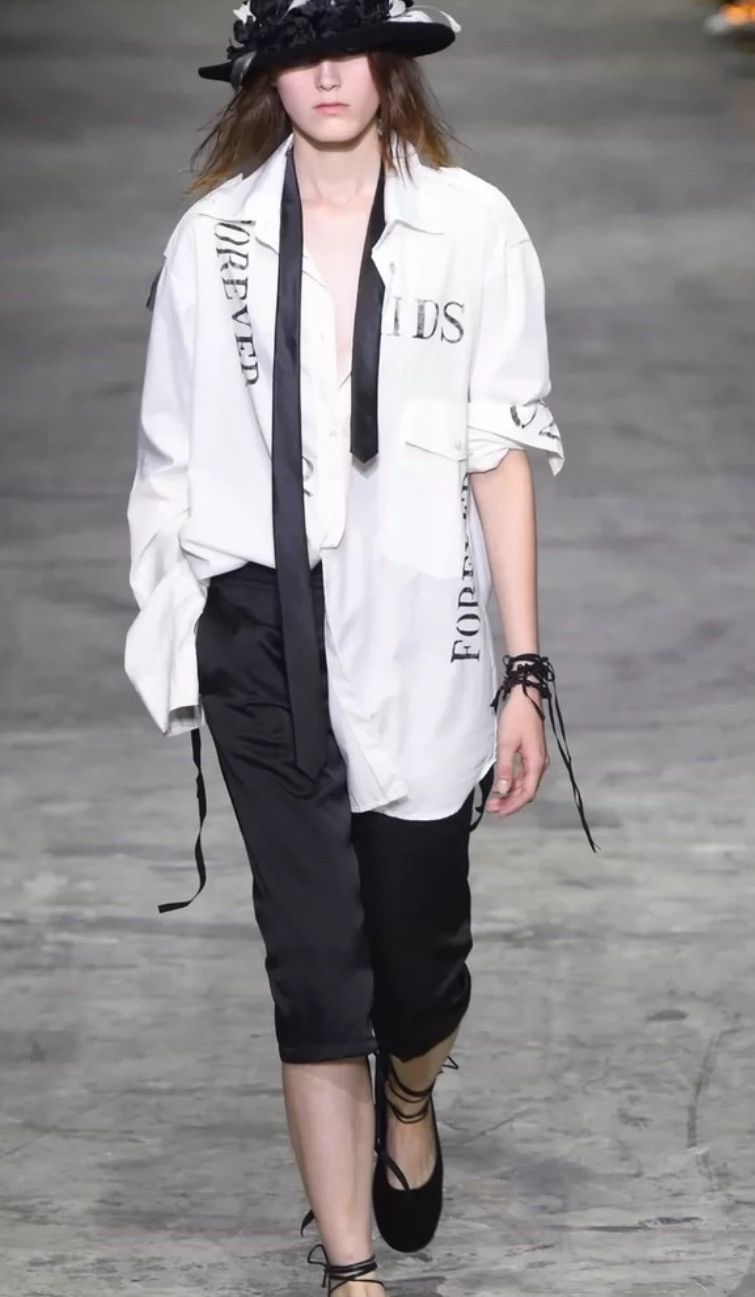 Ann Demeulemeester ANN DEMEULEMEESTER SS18 Fashion Robe Shirt2412-Nextarrow Size US S / EU 44-46 / 1 - 4 Thumbnail