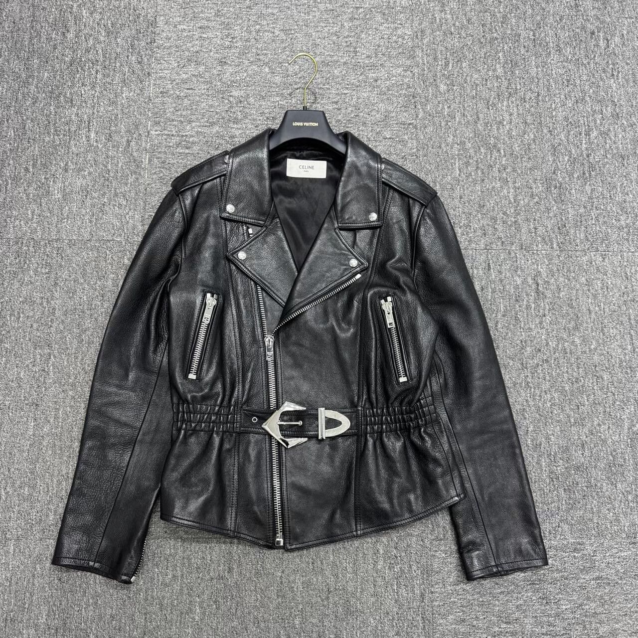 Celine celine white horse print motorcycle jacket Size US L / EU 52-54 / 3 - 1 Thumbnail