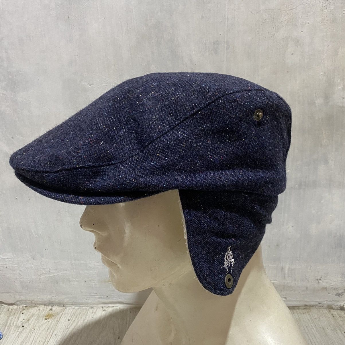 Japanese Brand Vintage paul stuart denim winter cap Size ONE SIZE - 2 Thumbnail