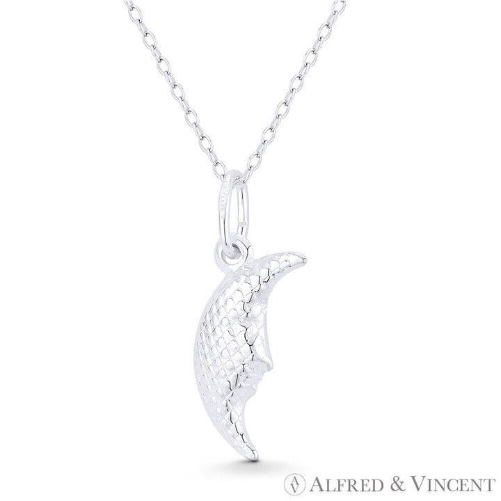 Other Crescent / Quarter Moon Celestial Charm 3D Pendant Size ONE SIZE - 1 Preview